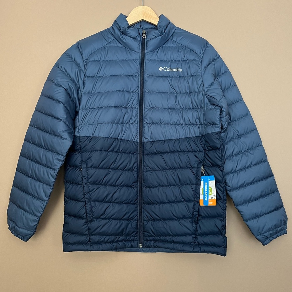 Columbia Omni-Shield Puffer Jacket in Navy - Mens Small